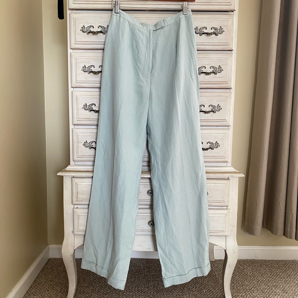 Ralph Lauren High Waist Linen Pants